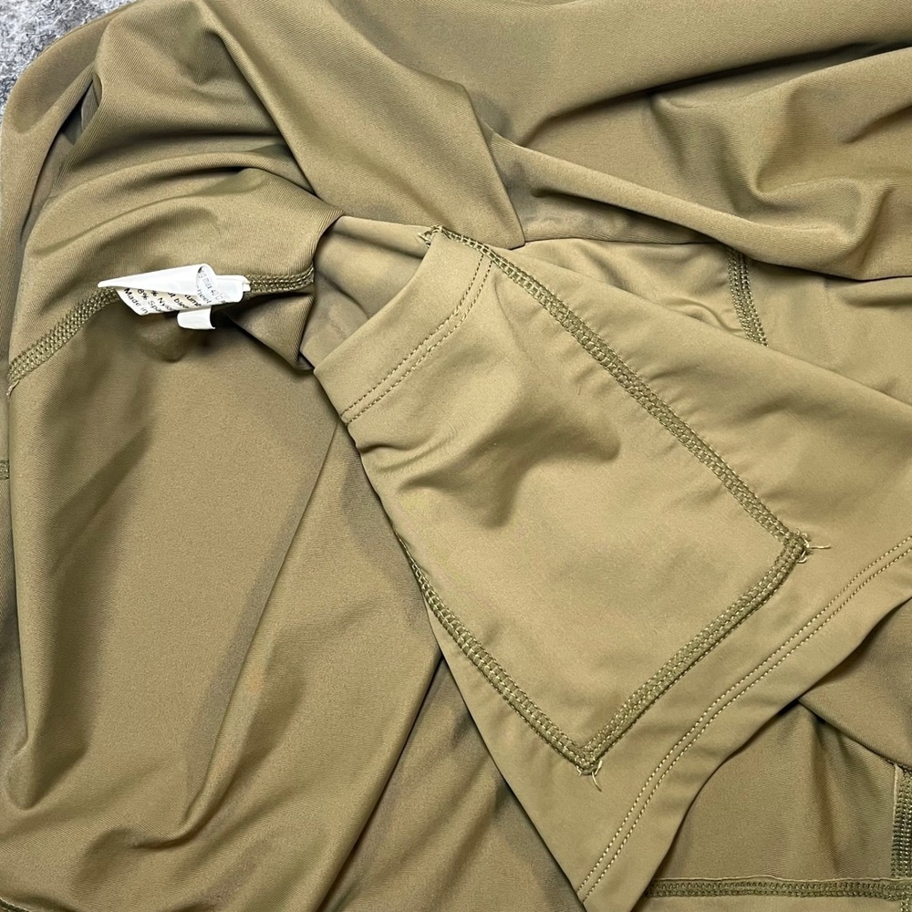 Olive Green Athletic Skort Women XS Pleated Tennis Golf Pickleball Preppy Gym - Picture 5 of 9